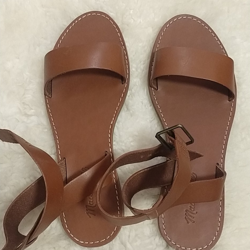 Madewell Boardwalk Ankle Strap Sandal